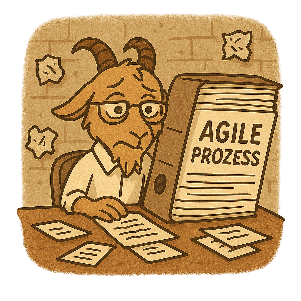Your idea of 'agile' is a 200-page process document